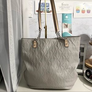 Michael Kors embossed tote bag